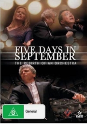 Buy Five Days In September - The Rebirth of an Orchestra