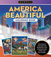 Buy Eric Dowdle Coloring Book: America the Beautiful: Color famous cityscapes and landmarks from around