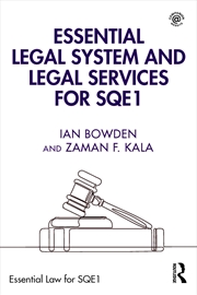 Buy Essential Legal System and Legal Services for SQE1 (Essential Law for SQE1)