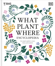 Buy RHS What Plant Where Encyclopedia: An Expert Guide to More Than 3,000 Plants