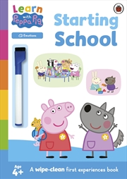 Buy Learn with Peppa: Starting School wipe-clean activity book