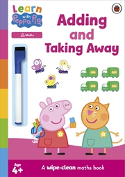 Buy Learn with Peppa: Adding and Taking Away wipe-clean activity book