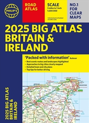 Buy 2025 Philip's Big Road Atlas of Britain & Ireland