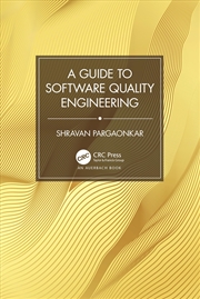 Buy A Guide to Software Quality Engineering