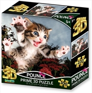 Buy Prime3D Pounce Kitten - 100 Piece 3D Puzzle