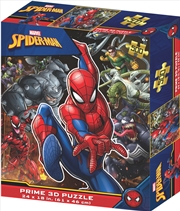 Buy Prime3D Marvel Spider-Man - 500 Piece 3D Puzzle