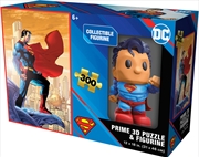 Buy Prime3D Puzzle and Figurine - Superman 300 Piece 3D Puzzle