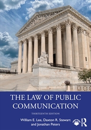 Buy The Law of Public Communication