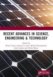 Buy Recent Advances in Science, Engineering & Technology: International Conference on Recent Advances in