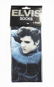 Buy Elvis Socks Blue Sweater