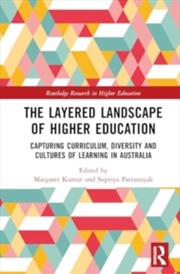 Buy Layered Landscape of Higher Education : Capturing Curriculum, Diversity, and Cultures of Learning in