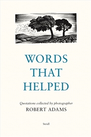 Buy Robert Adams Words That Helped /anglais