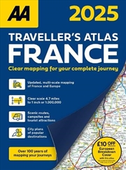 Buy Aa Traveller's Atlas France 2025