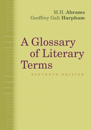 Buy A Glossary of Literary Terms