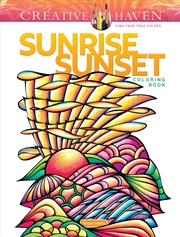 Buy Creative Haven Sunrise Sunset Coloring Book (Adult Coloring Books: Calm)