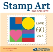 Buy United States Postal Service Stamp Art 2025 Wall Calendar