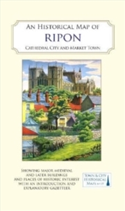 Buy Historical Map of Ripon : Cathedral City and Market Town