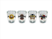 Buy Guns N' Roses Shot Glass Set (4-Pack)