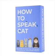 Buy How to Speak Cat