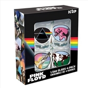 Buy Pink Floyd Shot Glass Set (4-Pack / 1.5oz)