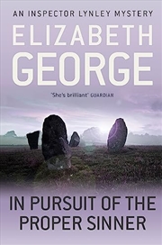 Buy in pursuit of the proper sinner. elizabeth george