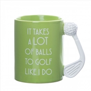 Buy Mug 16oz- A Lot Of Balls To Golf