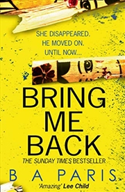 Buy BRING ME BACK PB