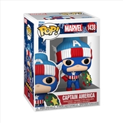 Buy Marvel Comics - Captain America Holiday Pop! Vinyl