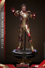 Buy Iron Man 3 - Iron Man Mk 42 (2.0) Deluxe 1:6 Scale Collectable Action Figure