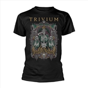 Buy Trivium - Skelly Frame: Black: Medium Tshirt