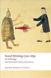 Buy Travel Writing 1700-1830: An Anthology (Oxford World's Classics)