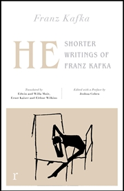 Buy He Shorter Writings Of Franz Kafka