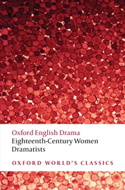 Buy Eighteenth-Century Women Dramatists