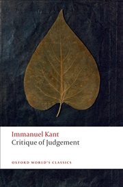 Buy Critique Of Judgement