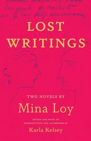 Buy Lost Writings Two Novels By Mina Loy