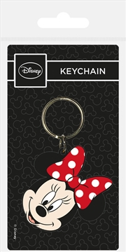 Buy Minnie Mouse - Face - PVC Keychain