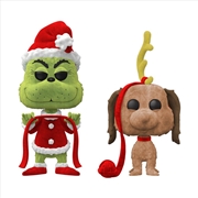 Buy The Grinch (1966) - Grinch & Max US Exclusive Flocked Pop! Vinyl 2-Pack [RS]