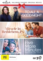 Buy Hallmark Christmas - To All A Good Night / Miracle In Bethlehem, PA / Five More Minutes - Moments Li