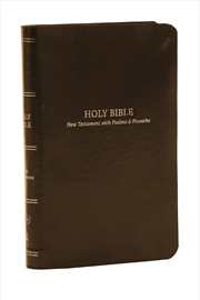 Buy KJV, Pocket New Testament with Psalms and Proverbs,  Red Letter, Comfort Print [brown]