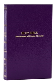 Buy KJV, Pocket New Testament with Psalms and Proverbs, Red Letter, Comfort Print [Purple]