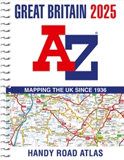 Buy Great Britain A-Z Handy Road Atlas 2025