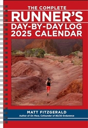 Buy Complete Runner's Day-by-Day Log 12-Month 2025 Planner Calendar