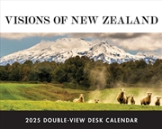 Buy Visions of New Zealand 2025 Double View Desk Easel Calendar