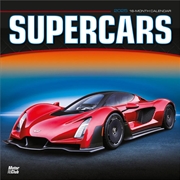 Buy Supercars 2025 Square Motor Club Calendar