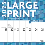 Buy Large Print 2025 Square Matte Calendar