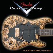 Buy Fender Custom Shop Guitars 2025 Square Calendar