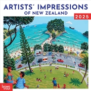 Buy Artists' Impressions of New Zealand 2025 Square Calendar