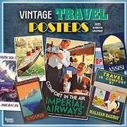 Buy Vintage Travel Posters 2025 Square Calendar