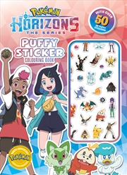 Buy Pokemon Horizons The Series: Puffy Sticker Colouring Book