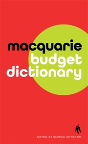 Buy Macquarie Budget Dictionary